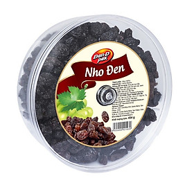 Nho đen Chile 454gr DAN D PAK 100% TỰ NHIÊN, không chất bảo quản, bổ sung canxi, vitamin và khoáng chất cần thiết cho cơ thể