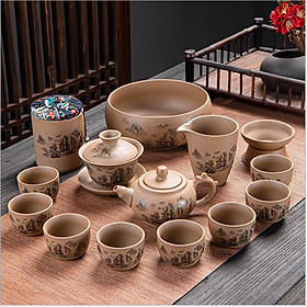Bộ cốc chén pha trà đạo, bộ ấm pha trà sứ cao cấp, đẳng cấp dùng trà