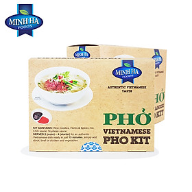 Bộ nguyên liệu nấu phở Minh Hà 138g - Vietnamese Phở Kit 138g