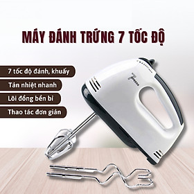 Mua Máy Đánh Trứng Cầm Tay SCARLETT 7 Tốc Độ + Tặng Kèm 4 Đầu Đánh Trứng Cao Cấp