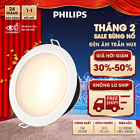 Bộ đèn âm trần Philips Hue Downlight – Garnea 7W D125 / 10.5W D150
