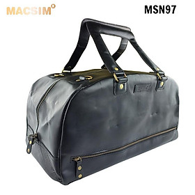 Túi da cao cấp Macsim mã MSN97 màu đen