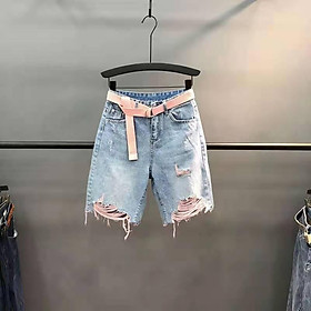 Quần Short Jean Nữ Màu Sắc Thời Trang