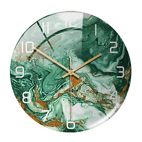 Acrylic Modern Wall Clock Non Ticking Round for Home Bedroom