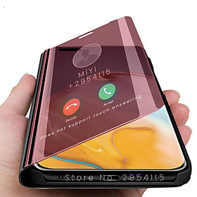 Bao Da Tráng Gương Thời Trang Cho Huawei P 40 Lite Huawei P40 Lite Pro 2020