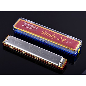 Mua Kèn Harmonica 24 lỗ Tremolo key C