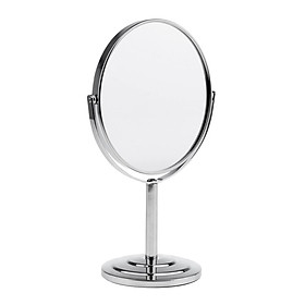 Tabletop Makeup Mirror Standmirror Double-Sided 360° Swivel Magnifying & Normal Mirrors