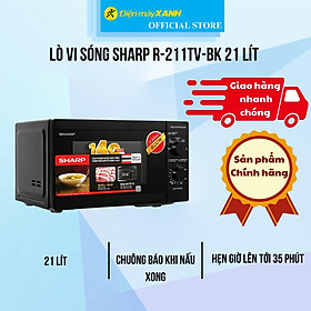 Mua Lò vi sóng Sharp R-211TV-BK 21 lít - Hàng Chính Hãng