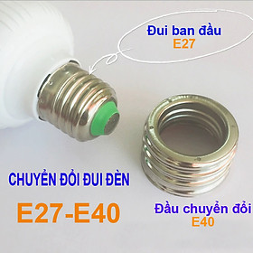 Mua Bộ 5 đầu chuyển đổi đui đèn đui xoáy E27-E40 V2
