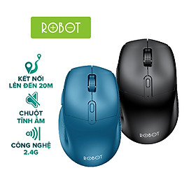 Mua Chuột Không Dây 2.4G 6D ROBOT M320 Chuột Tĩnh Âm - Tặng Kèm Pin
