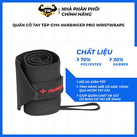 Dây Quấn Cổ Tay Tập Gym Harbinger Pro Thumb Loop WristWraps