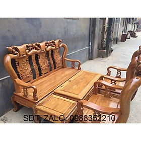 Mua Bộ bàn ghế gỗ phòng khách minh quốc đào gỗ lim