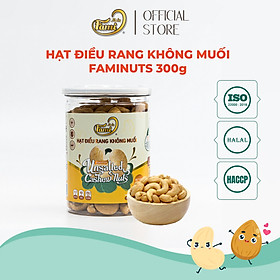 Hạt Điều Rang Không Muối Fami (300g / Hũ)