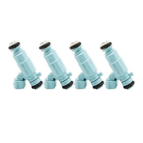 4-Pack Car Fuel Injector 3531026600 Fits for Kia Spare Parts Replacement Professional Easy to Install