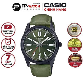 Đồng Hồ Nam Dây Da Casio Standard MTP-VD02BL-3EUDF Chính Hãng - MTP-VD02BL-3E