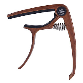 Acoustic Guitar Capo Rosewood Color w/ Pin Puller for Ukulele Quick Release