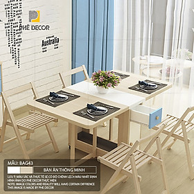 Mua BÀN ĂN THÔNG MINH NHẬP KHẨU GCON - BAG43 - Bàn