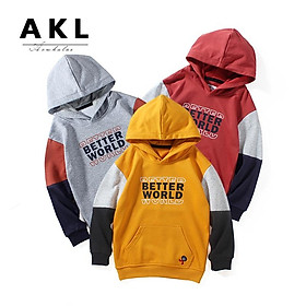 AN2 Size 140-160 25-40kg Áo hoodie nỉ size đại cho bé trai Thời trang trẻ