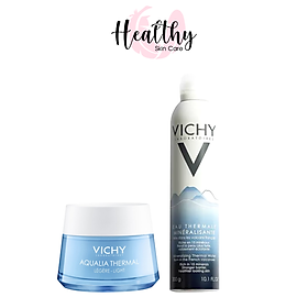 COMBO VICHY KEM DƯỠNG ẨM AQUALIA THERMAL CREAM LIGHT VÀ XỊT KHOÁNG THERMAL