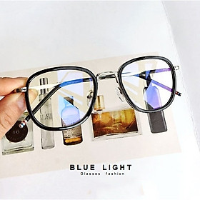 Kính Giả Cận, Gọng Kính Cận Nam Nữ Mắt Vuông Viền Đen Không Độ Hàn Quốc - BLUE LIGHT SHOP