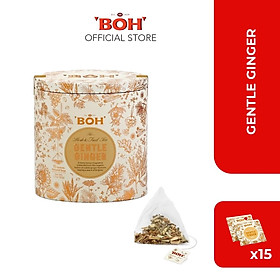 TRÀ GỪNG GENTLE HIỆU BOH - BOH SPA INFUSIONS GENTLE GINGER (15's)