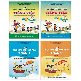 Hình ảnh Sách - Combo Thực hành và phát triển Lớp 1(Toán + Tiếng Việt) - Theo chương trình giáo dục phổ thông 2018 (4 cuốn)