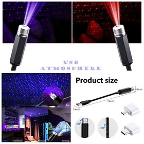 1 CÁI ĐÈN LED TRANG TRÍ XE HƠI ÔTÔ NHÀ CỰC ĐẸP VỚI NGÀN SAO 