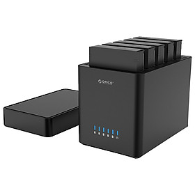 Hộp Đựng Ổ Cứng HDD 5 Khay Orico 3.5'' USB 3.0 DS500U3 - Hàng Chính Hãng