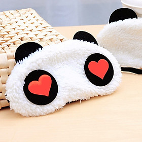 Mua Tấm bịt mắt ngủ hình gấu panda dễ thương  chất liệu bông mềm mại