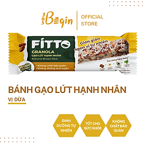 FITTO - GRANOLA GẠO LỨT HẠNH NHÂN - 3 VỊ
