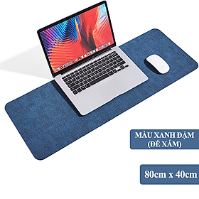 Mua Bàn di chuột  pad chuột kích thước lớn 80 x 40cm chống nước với chất liệu da PVC dày dặn 3mm vô cùng mịn mượt di chuột thoải mái TLC00010
