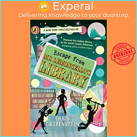 Sách - Escape from Mr Lemoncello's Library by Chris Grabenstein (UK edition, paperback)