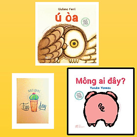 Combo Sách Lật Tương Tác Song Ngữ 0-3 Tuổi: Mông Ai Đây? và Ú Òa ( Tặng Kèm Sổ Tay Xương Rồng) - NHBook