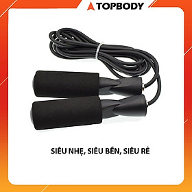 Dây nhảy thể thao, thể lực 2,9m lõi thép đàn hồi cao cấp chính hãng TOPBODY