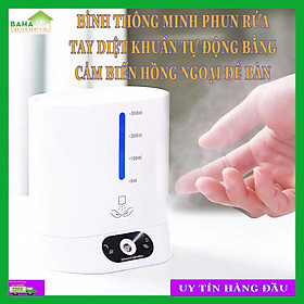 Mua BÌNH THÔNG MINH PHUN RỬA TAY DIỆT KHUẨN TỰ ĐỘNG BẰNG CẢM BIẾN HỒNG NGOẠI ĐỂ BÀN  BAHAMAR  tự động phun bằng cách sử dụng sóng siêu âm và công nghệ hồng ngoại tốt trong việc khử trùng và diệt khuẩn hiệu quả