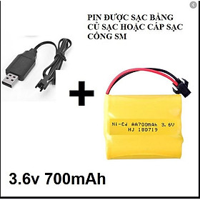 Mua Pin và sạc usb 3.6v 700mah Pin sạc đồ chơi điều khiển