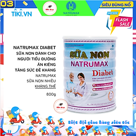 SỮA NON NATRUMAX DIABET 800 Gram dành cho người ăn kiêng - tiểu đường