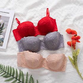 Áo lót Wacoal có gọng, nâng nhẹ, cup 1/2, ren, được tháo dây, không mút ILB4702