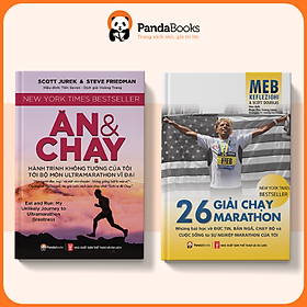 Sách - Combo 2 cuốn Ăn và chạy + 26 giải chạy marathon