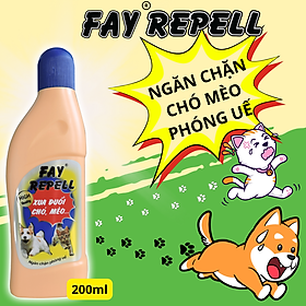 Ngăn phóng uế FAY Repell 200ml Xua đuổi chó mèo