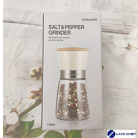 Hũ Xay Tiêu Thủy Tinh Lock&Lock CKO116 -170ml -Nhiều Màu - Hàng Chính Hãng