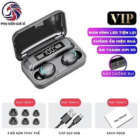 Mua TAI NGHE F9 PRO V5  PIN 280 GIỜ KIÊM SẠC DỰ PHÒNG