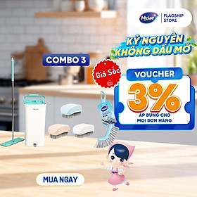 SỐ LƯỢNG CÓ HẠN - Bộ 3 món vệ sinh nhà cửa thông mình, tiện lợi, tiết kiệm thời gian