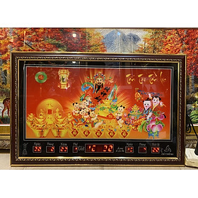 Mua Tranh đồng hồ vạn niên  Thần Tài - 68649
