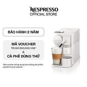 Máy pha cà phê Nespresso Lattissima One Trắng - Hàng chính hãng 