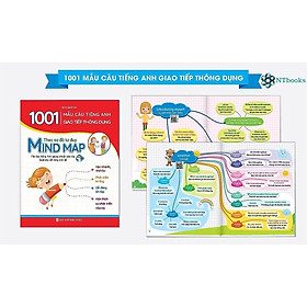 Sách - 1001 Mẫu Câu Tiếng Anh Giao Tiếp Thông Dụng - Theo Sơ Đồ Tư Duy Min Map (Dành Cho Trẻ Em) - Có File Đọc quét mã QR