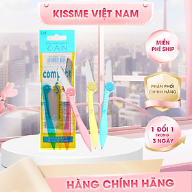 Dao Cạo Lông Mặt Cán Gập Kai Can Compact 01244 CS-3P (Set 3 cây)