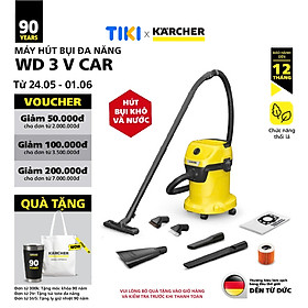 Mua Máy hút bụi đa năng khô và ướt  WD 3 V Car dành cho Karcher - Công suất 1000W - Dùng cho gia đình và ô tô - Hàng Chính Hãng