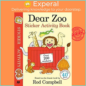 Sách - Dear Zoo Sticker Activity Book by Rod Campbell (UK edition, paperback)