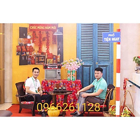 Mua Vải con công đỏ khổ rộng 1m6 dùng để trang trí Tết (bán theo m dài)